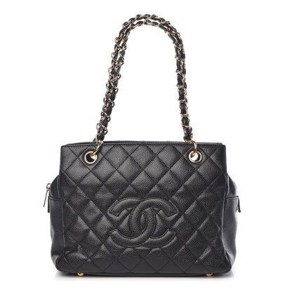 Chanel Caviar Quilted Petit Timeless Tote PTT Black 1 of 13