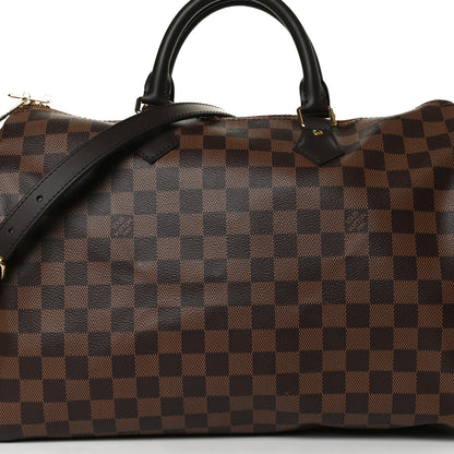Louis Vuitton Damier Ebene Speedy Bandouliere 35 9 of 13