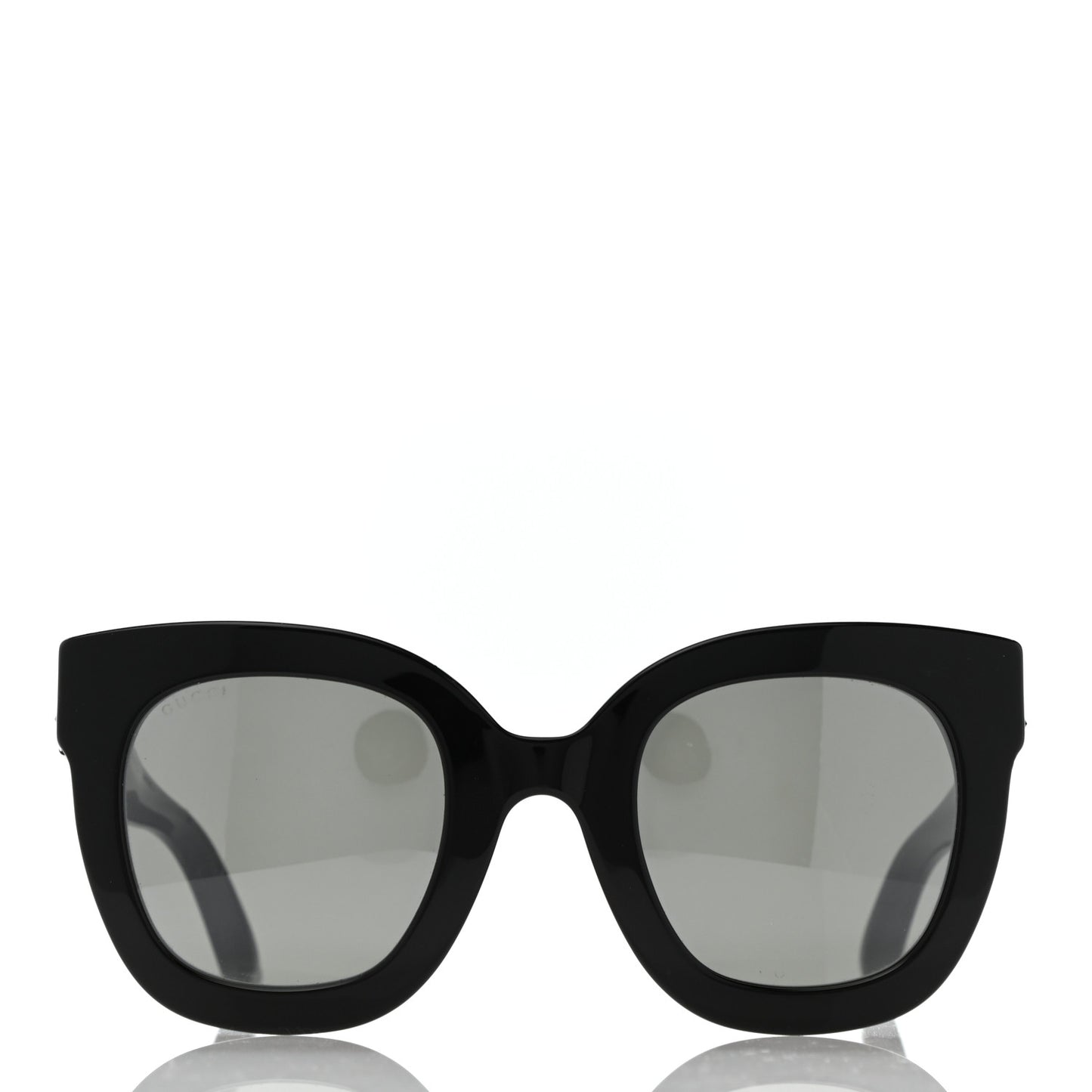 Round Frame Star Sunglasses GG0208S Black