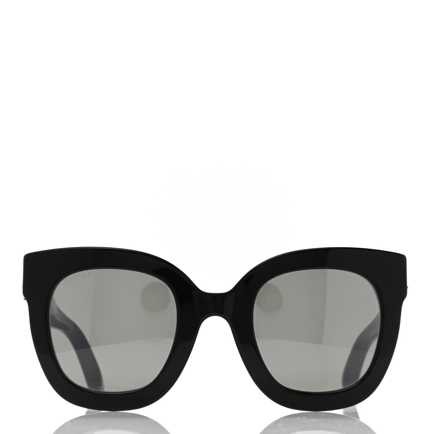 Gucci Round Frame Star Sunglasses GG0208S Black 2 of 9