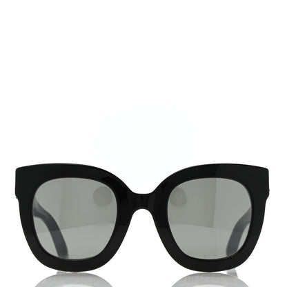 Gucci Round Frame Star Sunglasses GG0208S Black 2 of 9