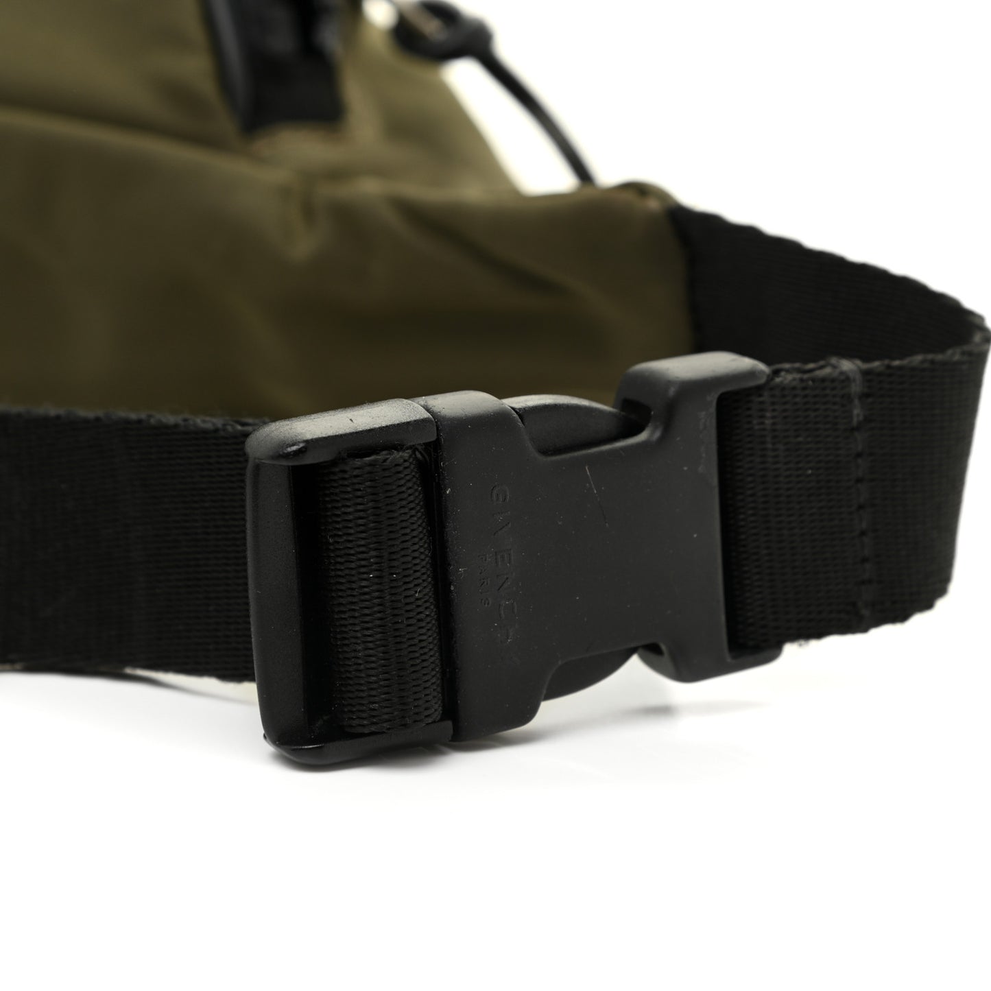 Nylon Logo Belt Bag Khaki