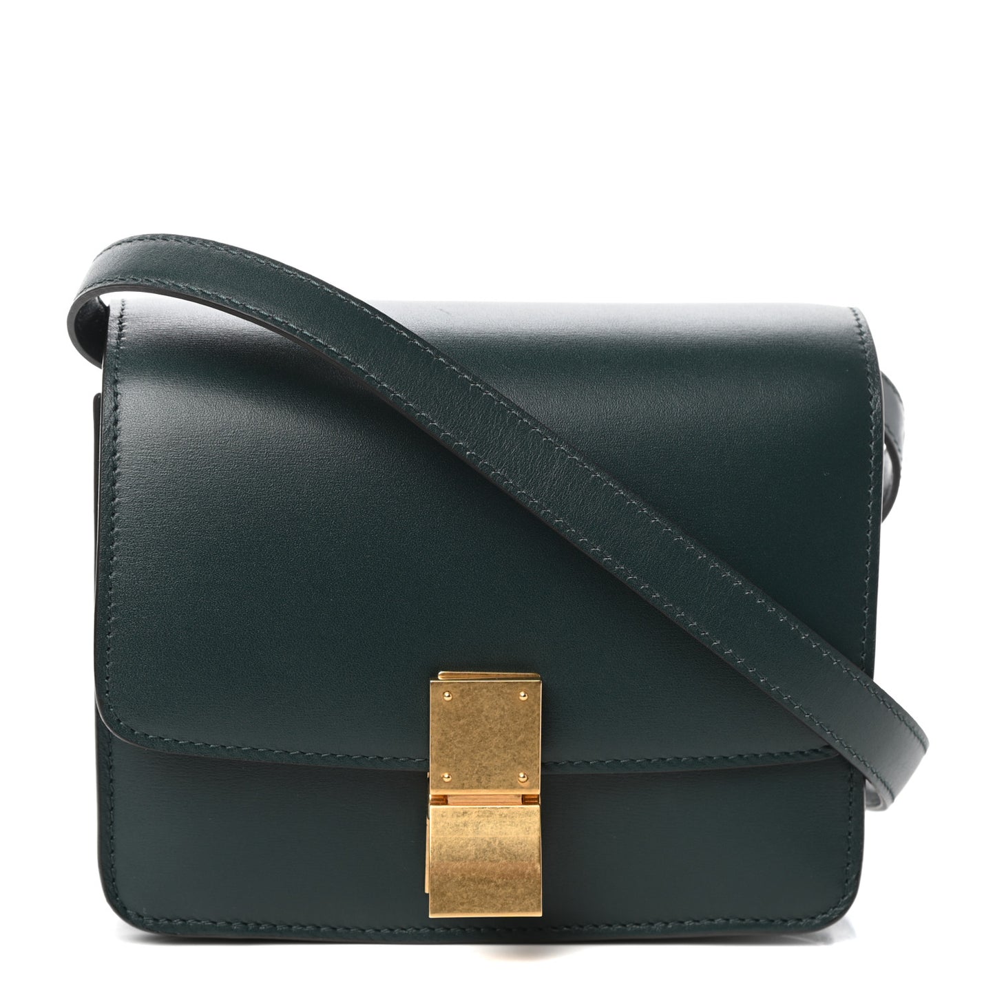 Box Calfskin Small Classic Box Flap Bag Amazone