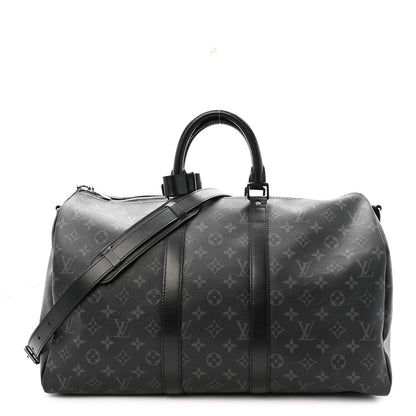 Louis Vuitton Monogram Eclipse Keepall Bandouliere 45 1 of 10