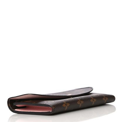 Louis Vuitton Monogram Emilie Wallet Rose Ballerine 4 of 10