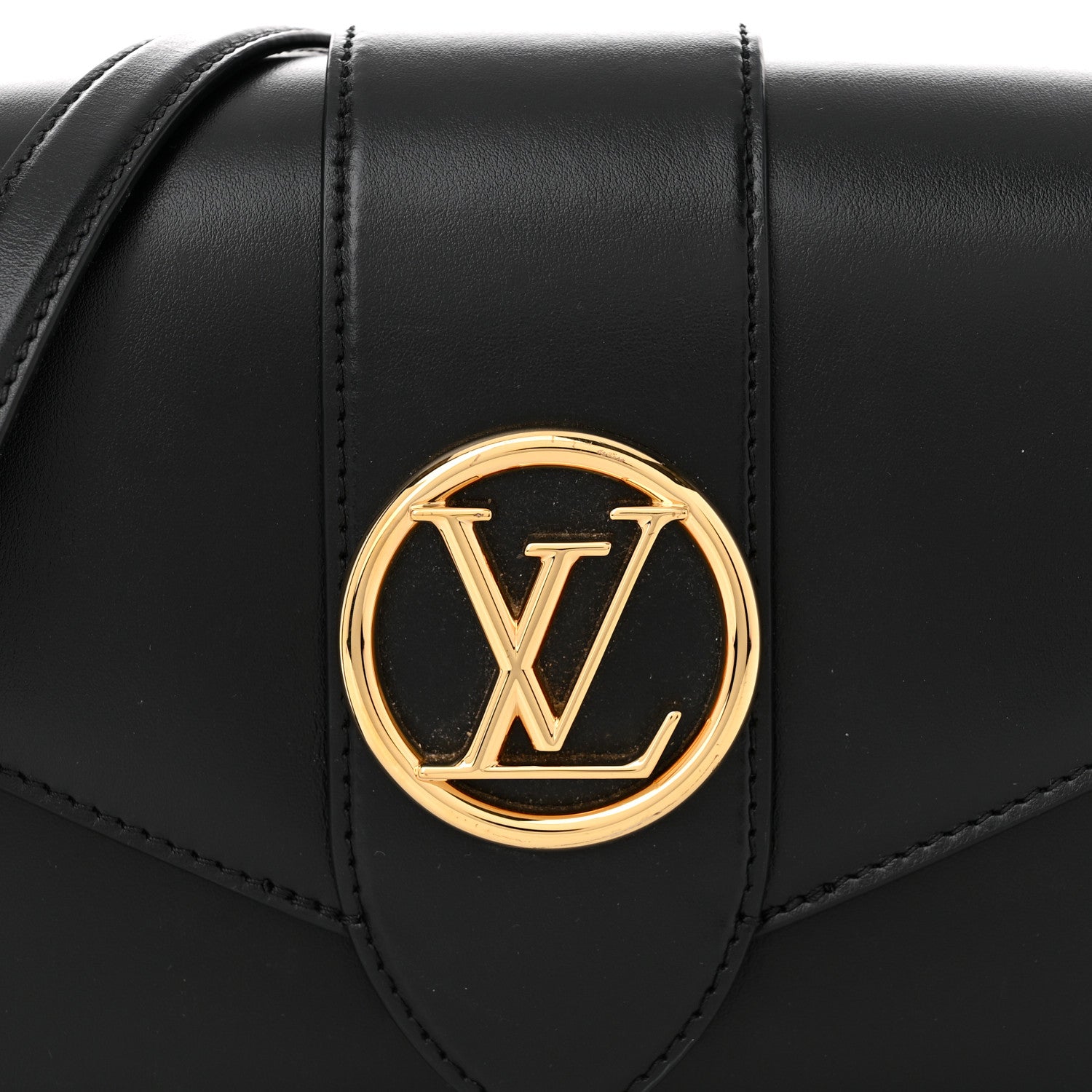 Louis Vuitton Smooth Calfskin LV Pont 9 Black 7 of 11