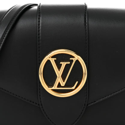 Louis Vuitton Smooth Calfskin LV Pont 9 Black 7 of 11