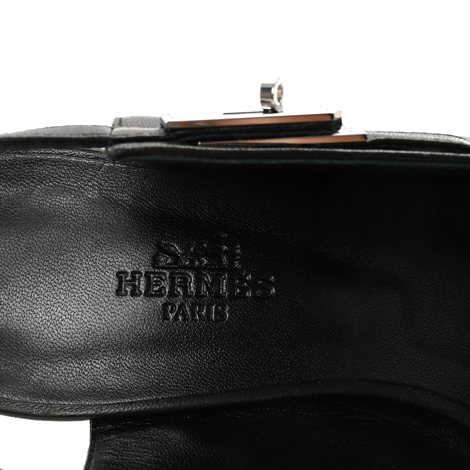 Hermes Nappa Lover 80 Slingback Pumps 38 Black 8 of 9