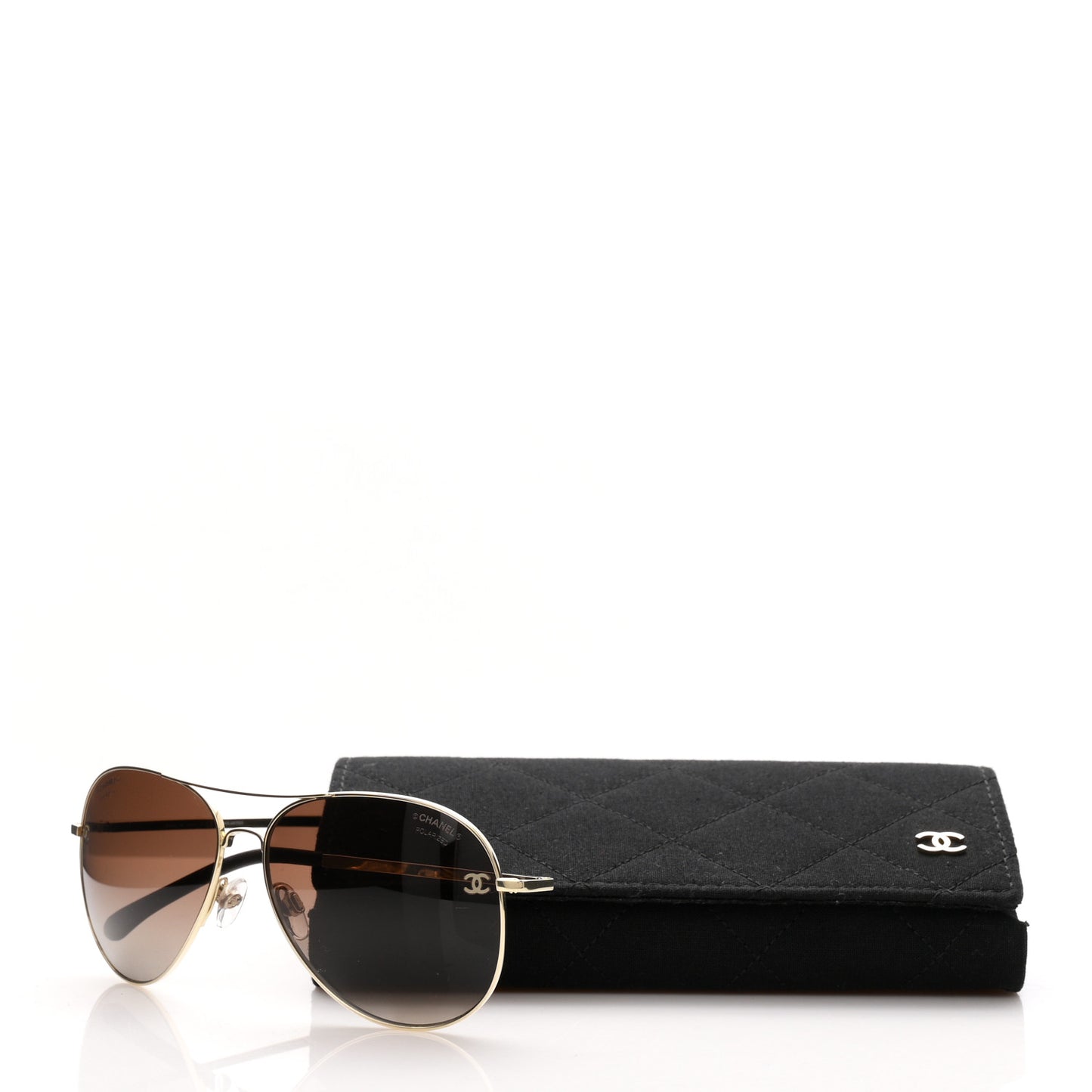 Aviator CC Sunglasses 4189-T-Q Gold
