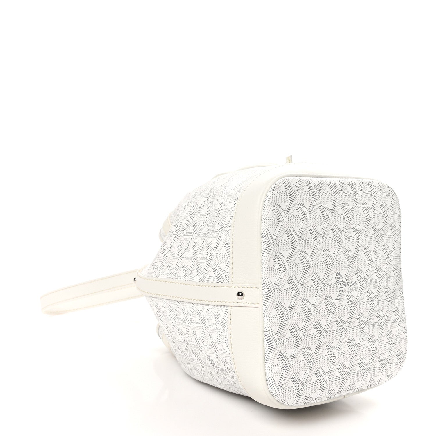 Goyard Goyardine Petit Flot Bucket Bag PM White 4 of 12