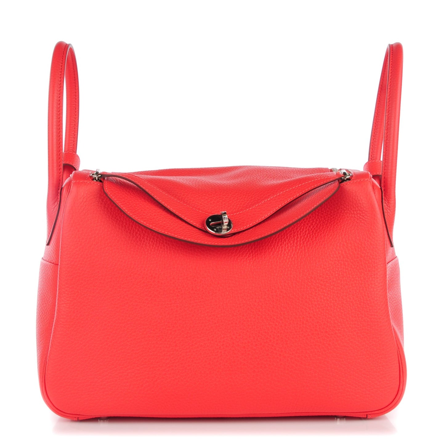 Taurillon Clemence Lindy 34 Rouge Pivoine
