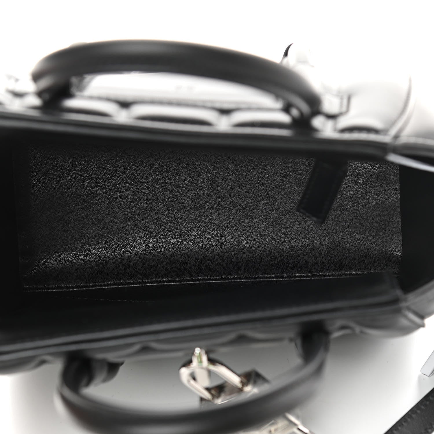 Givenchy Box Calfskin Padded Mini Lock Antigona Shoulder Bag Black 5 of 12