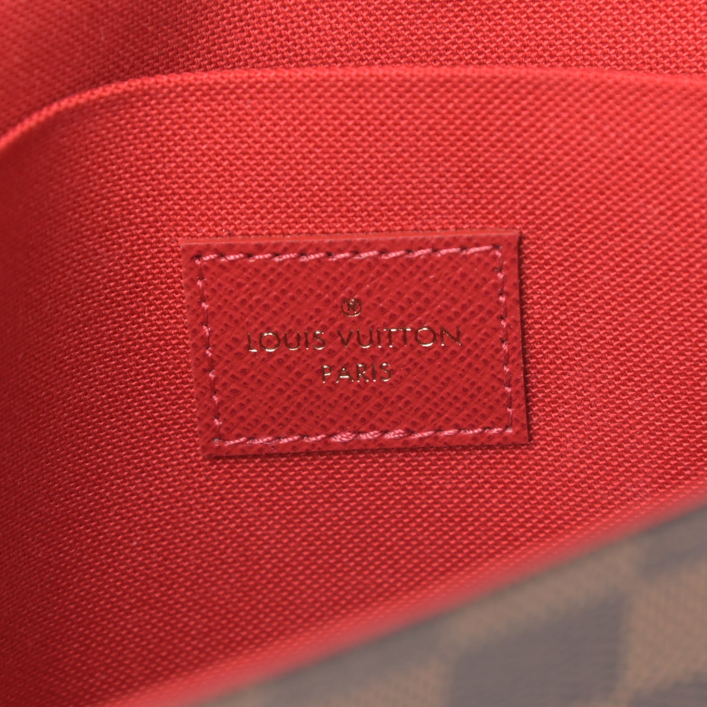 Damier Ebene Pochette Felicie Chain Wallet