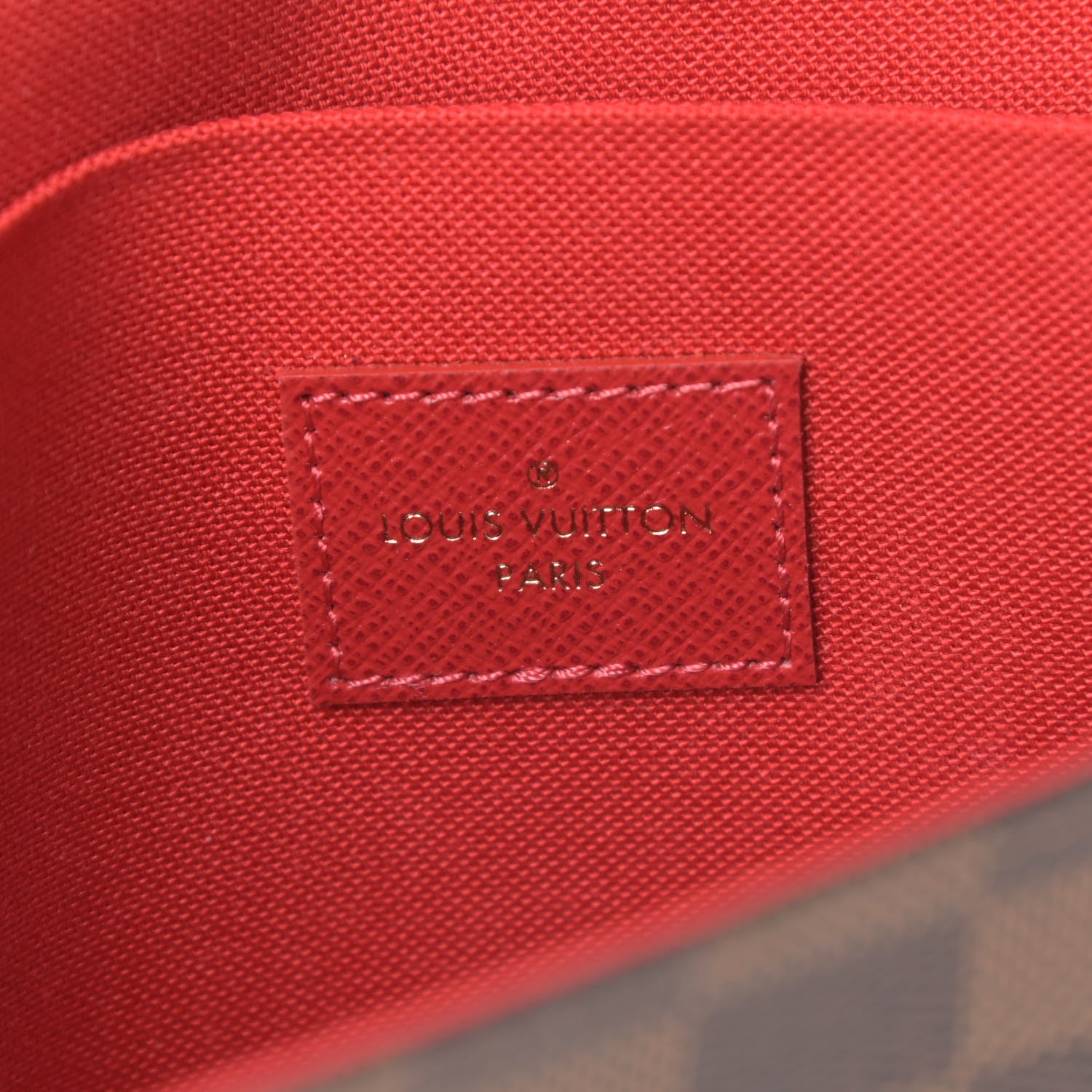 Louis Vuitton Damier Ebene Pochette Felicie Chain Wallet 8 of 13