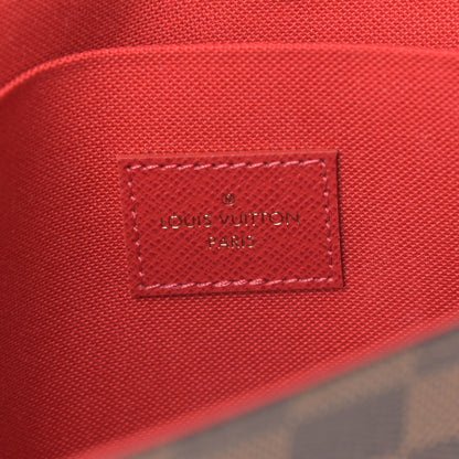 Louis Vuitton Damier Ebene Pochette Felicie Chain Wallet 8 of 13
