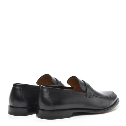 Louis Vuitton Calfskin Mens Kirk Loafers 8.5 Black 4 of 7