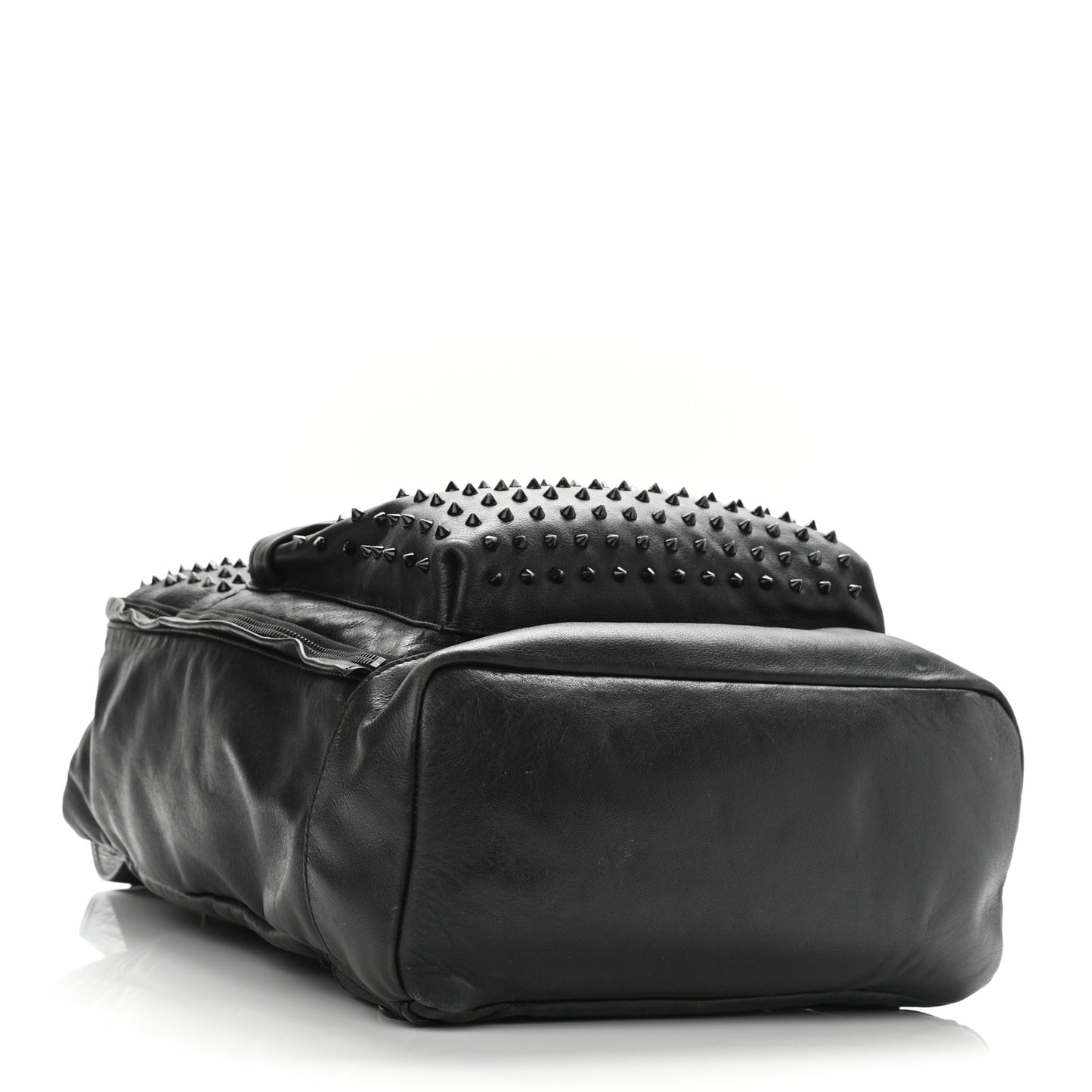 Calfskin Spiked Backpack Black