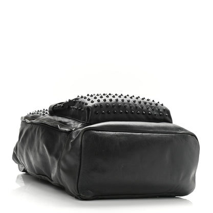 Christian Louboutin Calfskin Spiked Backpack Black 4 of 10