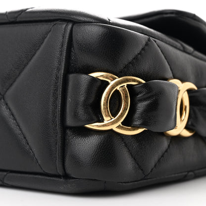 Chanel Lambskin Quilted Small CC Links Flap Black 10 of 11