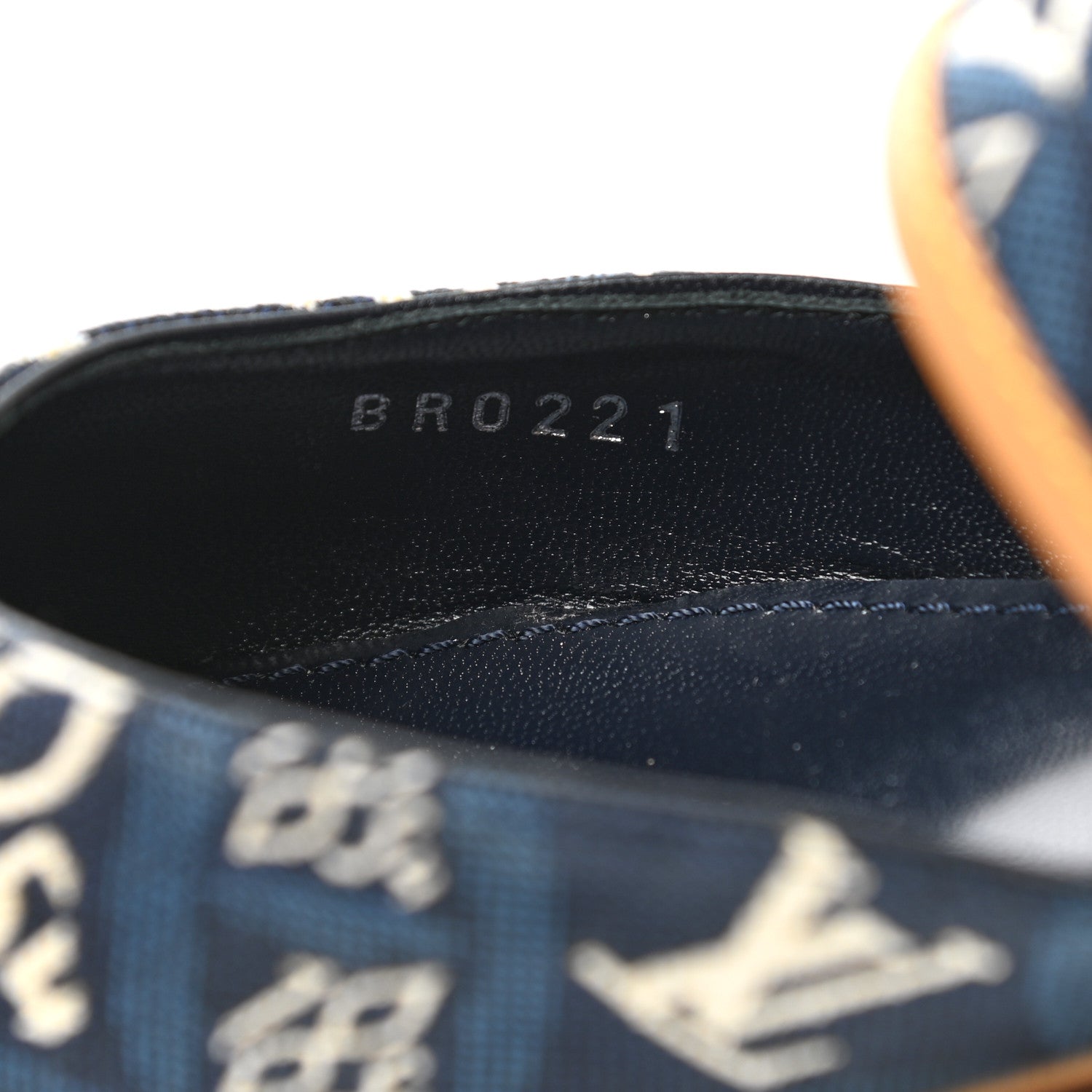 Louis Vuitton Jacquard Since 1854 Sofia Flat Mule 38 Blue 9 of 9