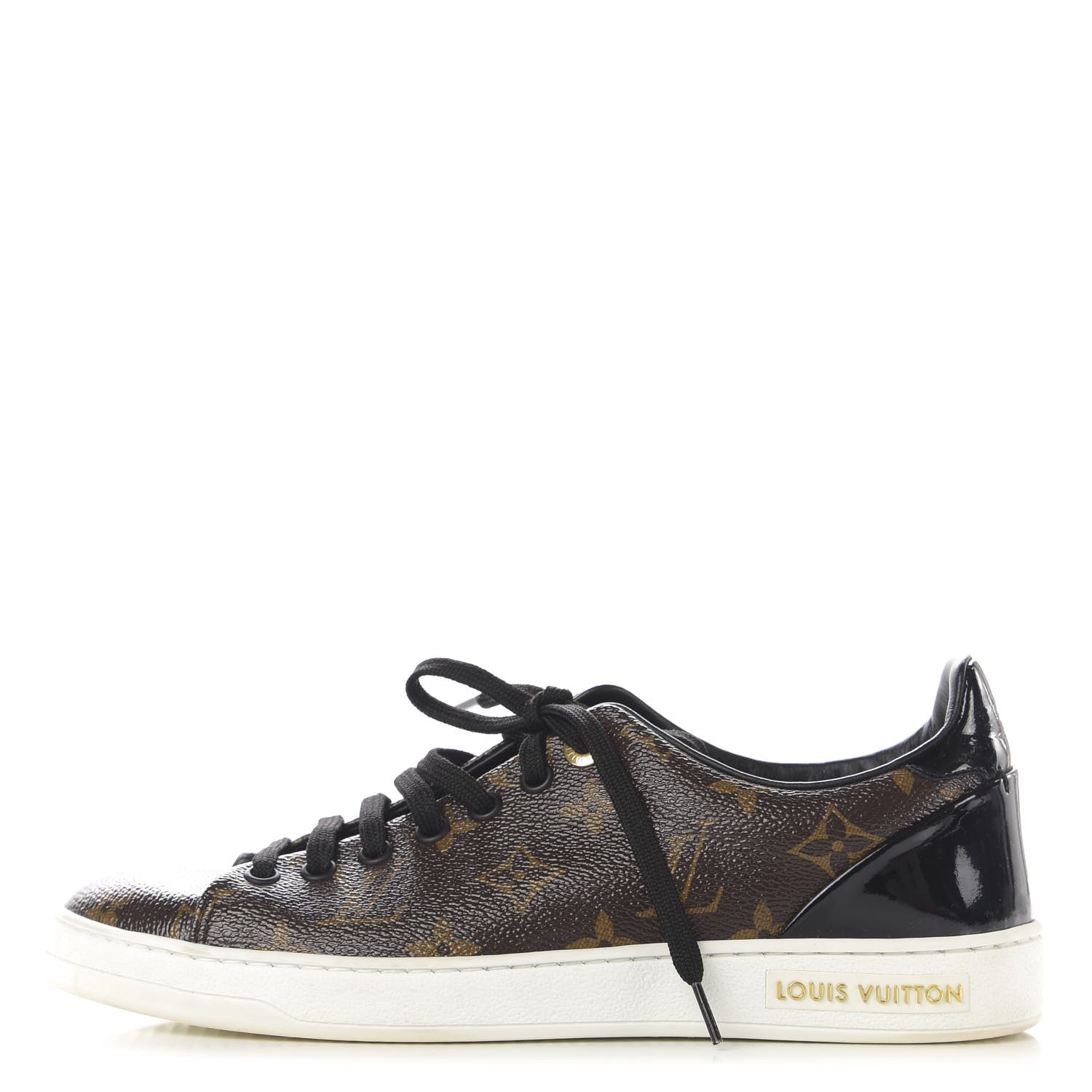 Louis Vuitton Patent Monogram Frontrow Sneakers 37.5 1 of 9