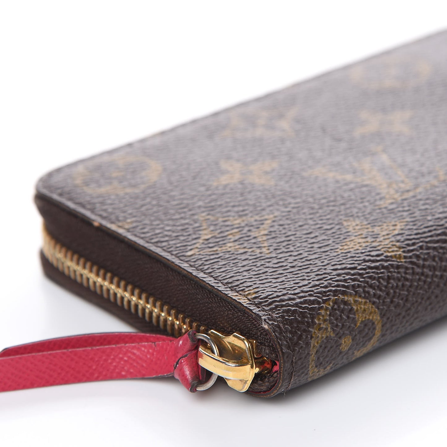 Monogram Clemence Wallet Fuchsia