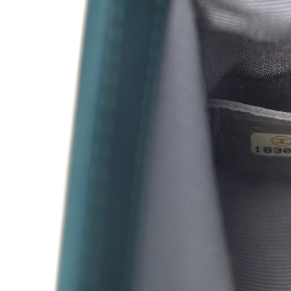 Chanel Velvet Quilted Mini Boy Flap Turquoise 7 of 13