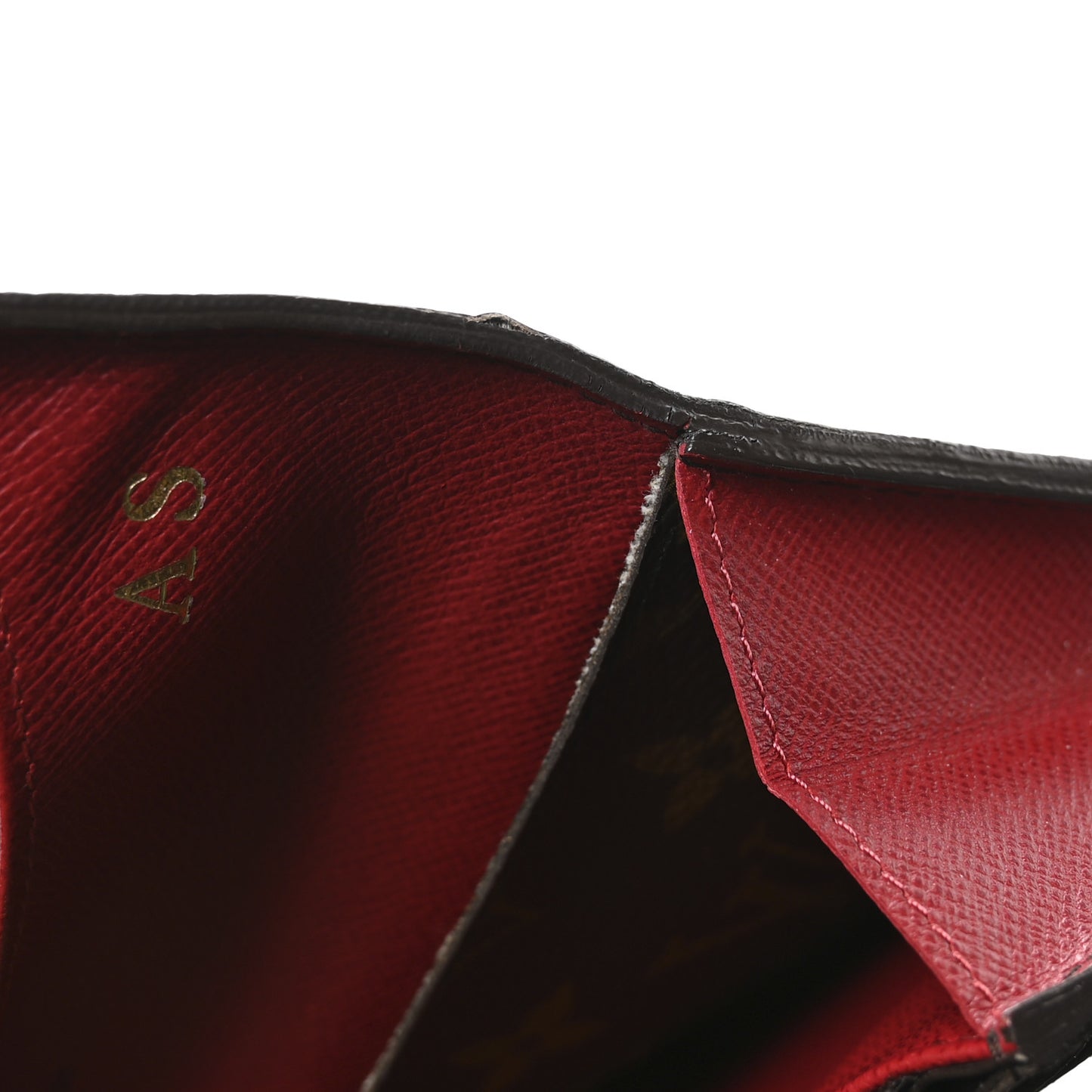 Monogram Emilie Wallet Red