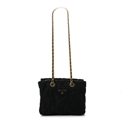 Prada Nylon Tessuto Impuntu Quilted Tote Black 1 of 10