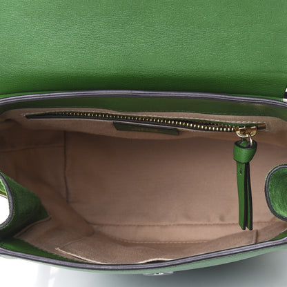 Chloe Suede Calfskin Small Faye Backpack Pine Green 4 of 4