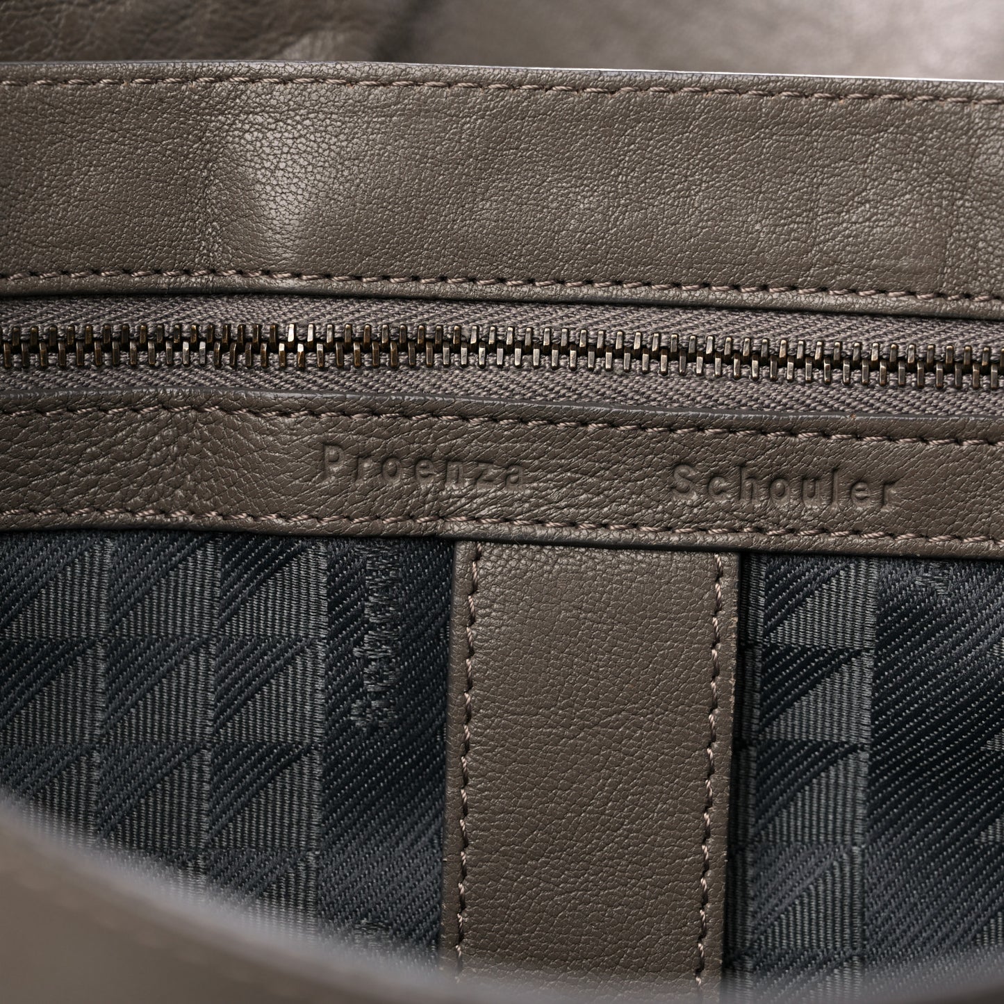 Lambskin Medium PS1 Satchel Smoke