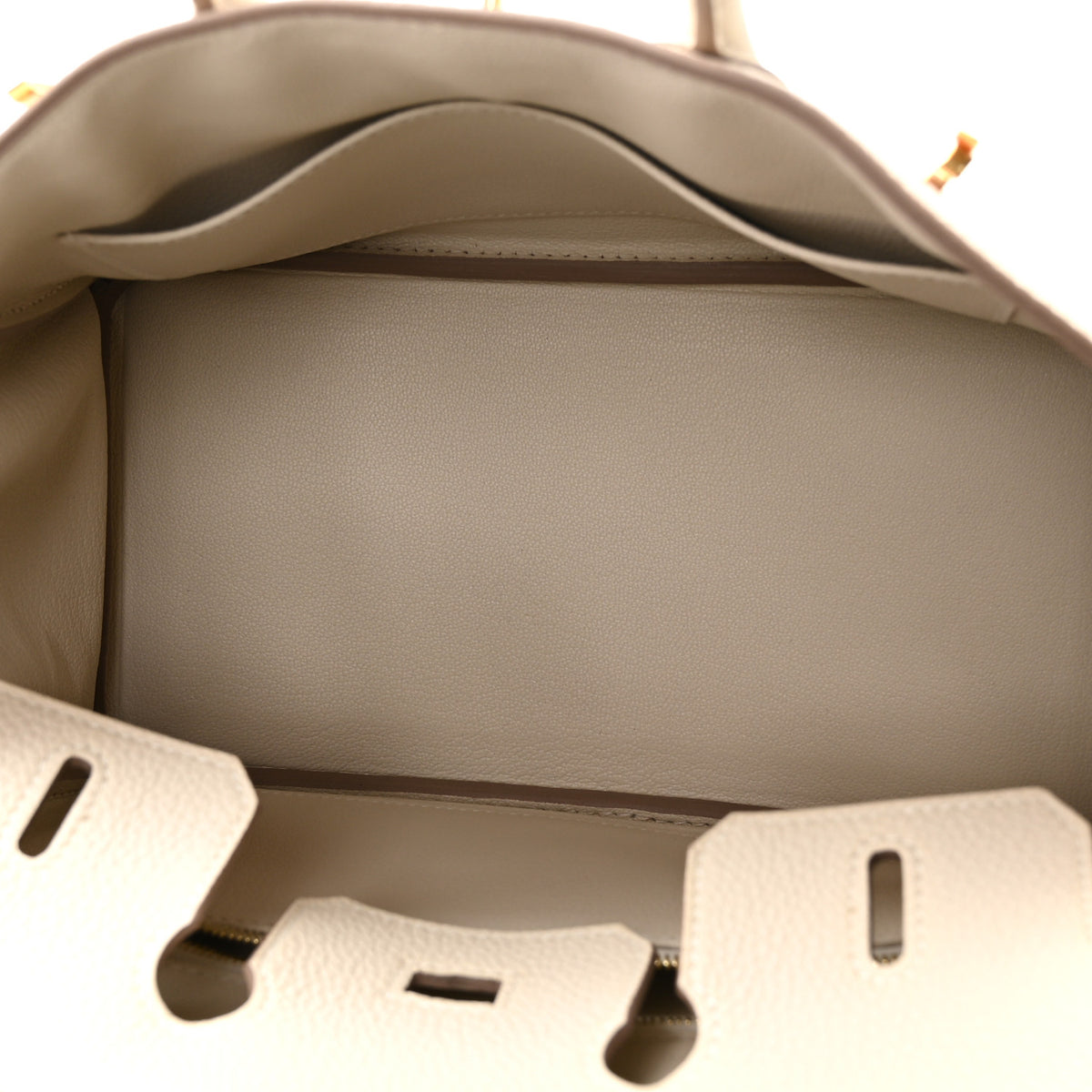 Hermes Togo Birkin 25 Craie 5 of 11