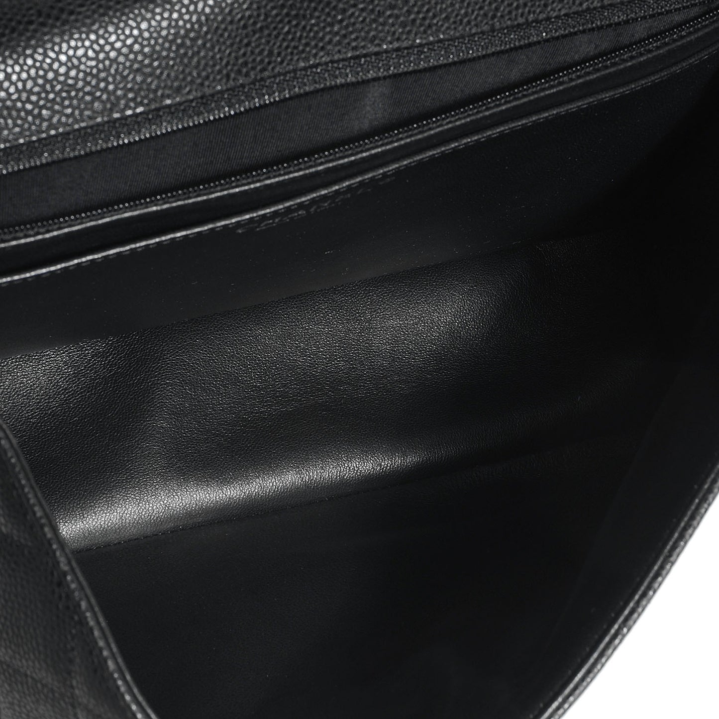 Caviar Maxi Single Flap Black