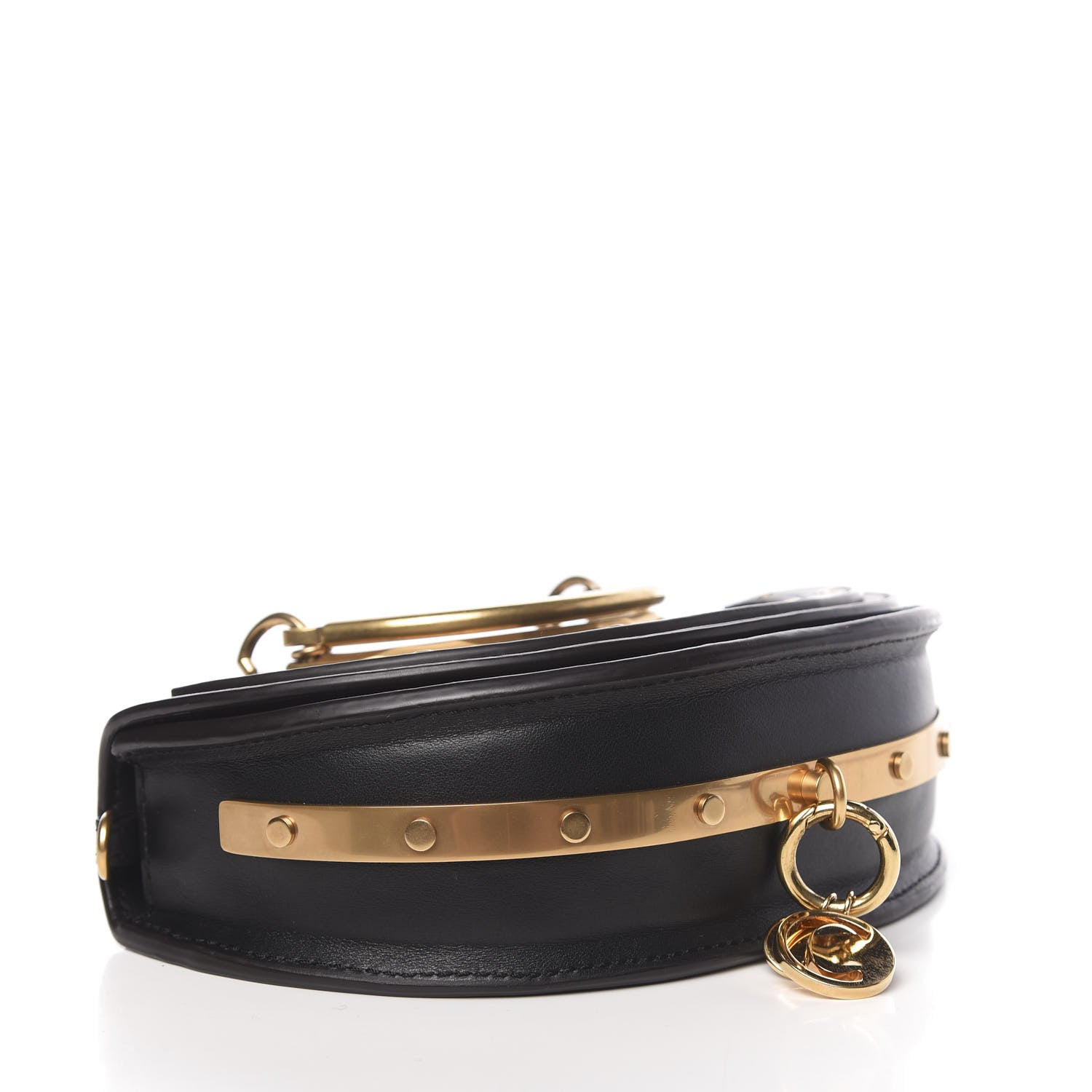 Chloe Calfskin Small Nile Bracelet Minaudiere Bag Black 4 of 9