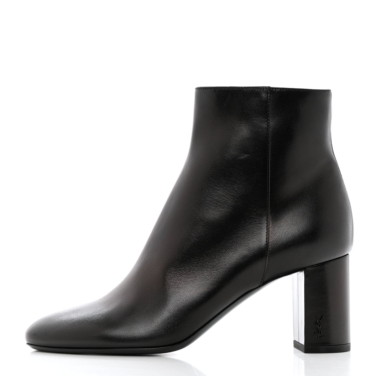 Saint Laurent Nappa Loulou Ankle Zip Boot 37 Black 1 of 10