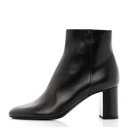 Saint Laurent Nappa Loulou Ankle Zip Boot 37 Black 1 of 10