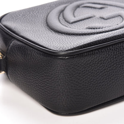 Gucci Pebbled Calfskin Small Soho Disco Bag Black 8 of 9