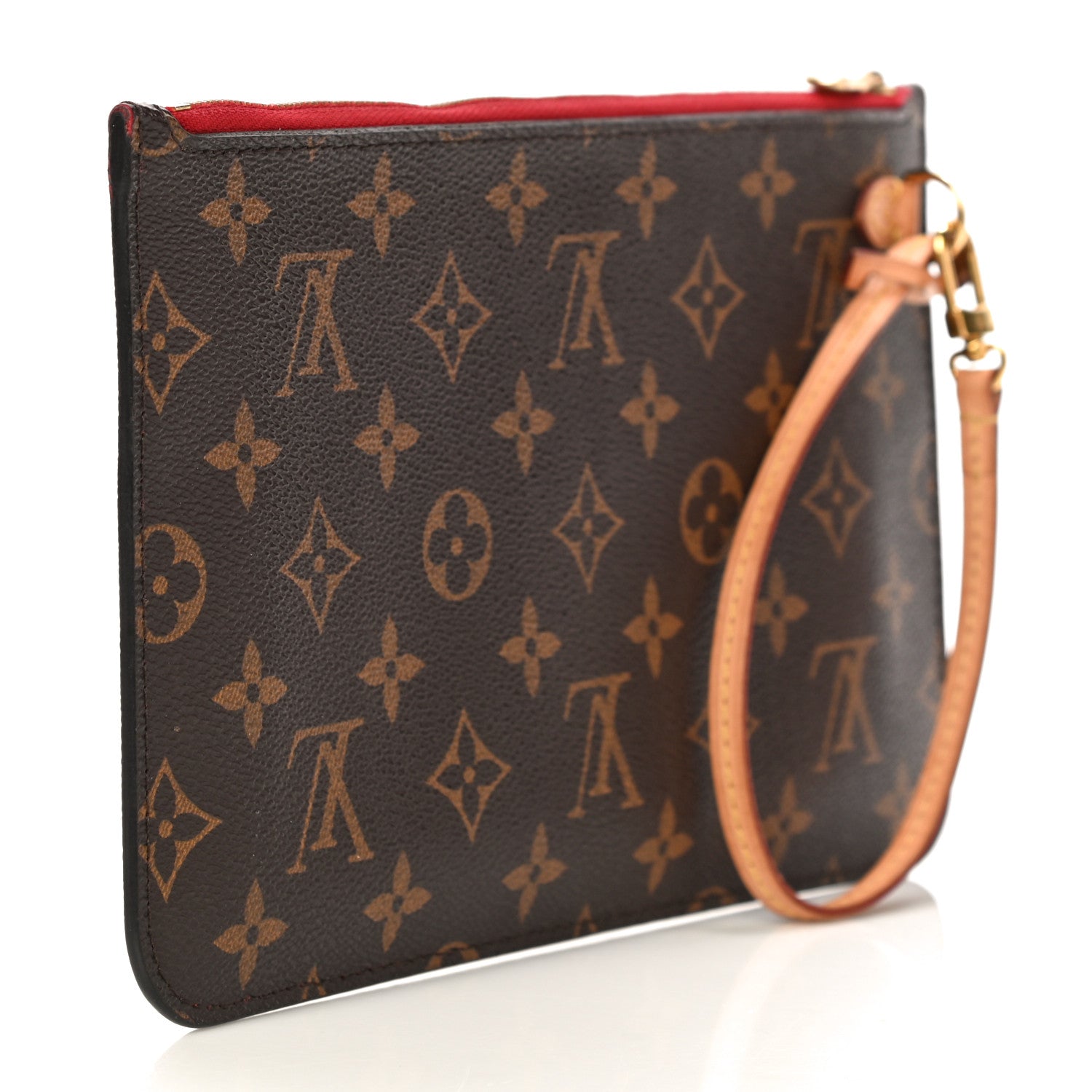 Louis Vuitton Monogram Neverfull MM GM Pochette Cherry 3 of 16