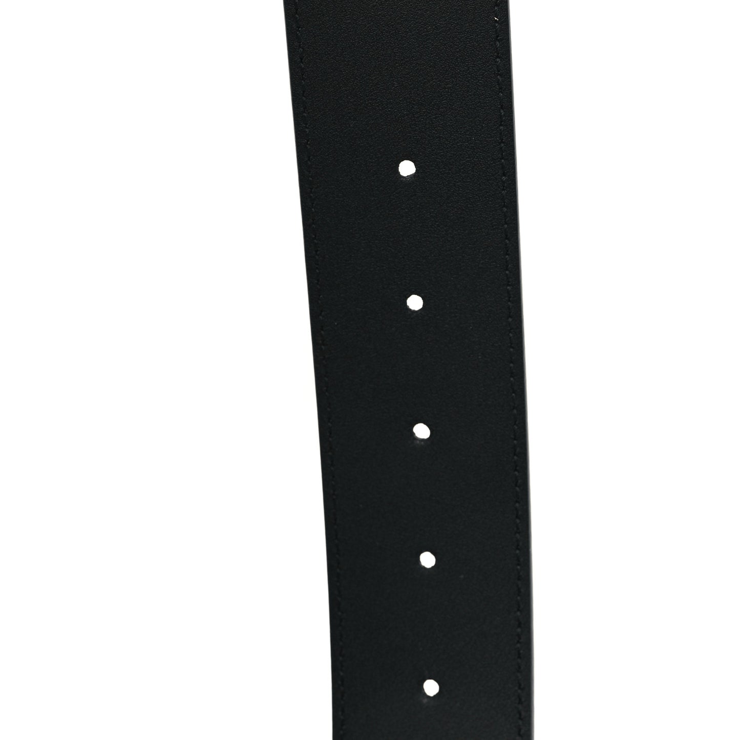 GG Supreme Monogram Textured Dollar Calfskin Blondie 40mm Belt 110 44 Black
