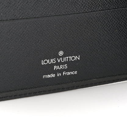 Louis Vuitton Taiga Compact Bi-Fold Wallet Black 6 of 8