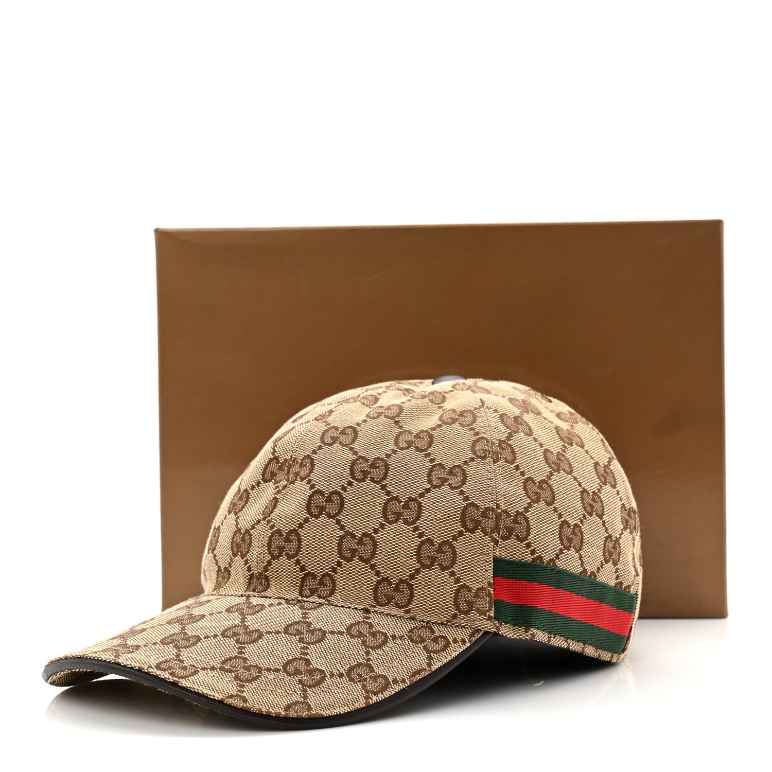Gucci Monogram Web Baseball Hat M Beige Cocoa 1802357 – FASHIONPHILE