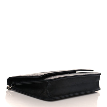 Chanel Caviar Timeless CC Wallet On Chain WOC Black 4 of 13