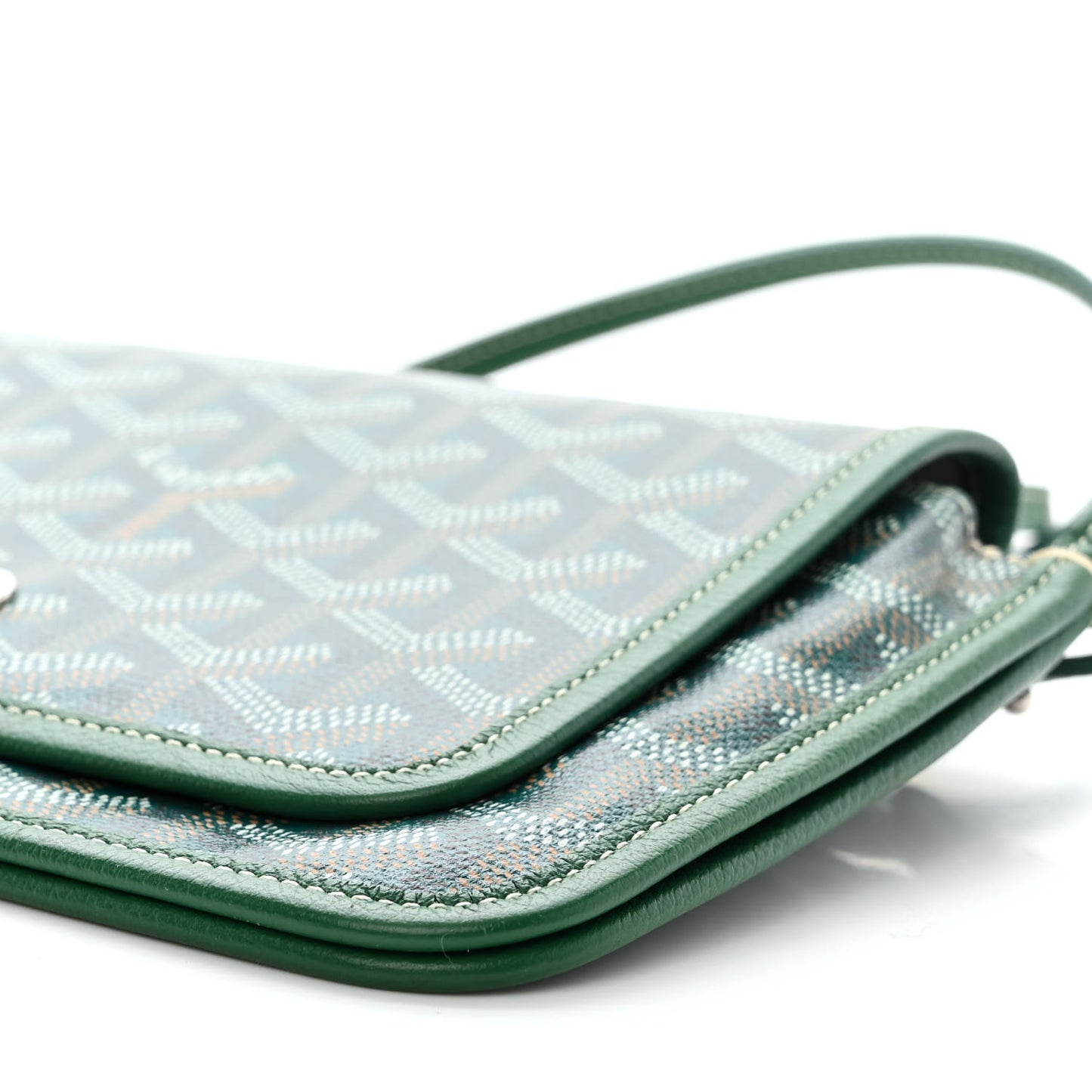 Goyardine Plumet Wallet Clutch Green