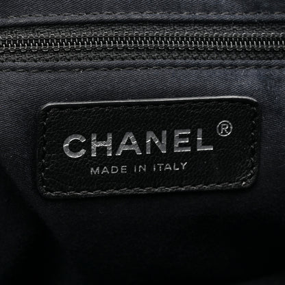 Chanel Soft Caviar Quilted Large Cells Tote Black 6 of 15