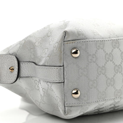 Gucci Monogram Small Boston Silver 9 of 10