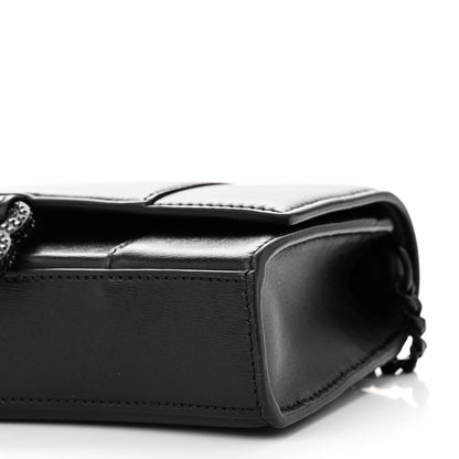 Balenciaga Calfskin Strass Monochrome Hourglass Chain Bag Black 9 of 9