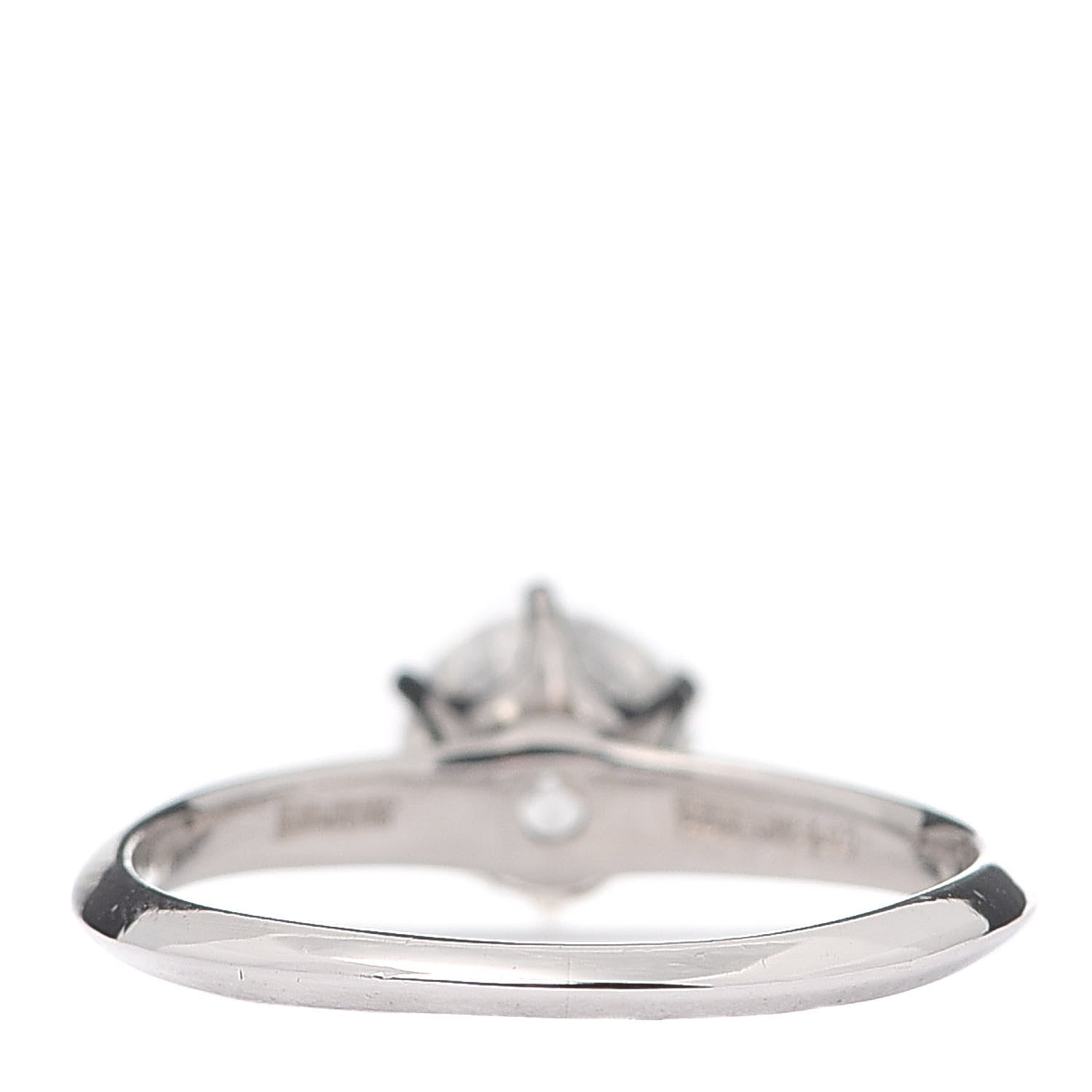 Tiffany Platinum Diamond .90ct Solitaire Engagement Ring 51 5.75 3 of 5
