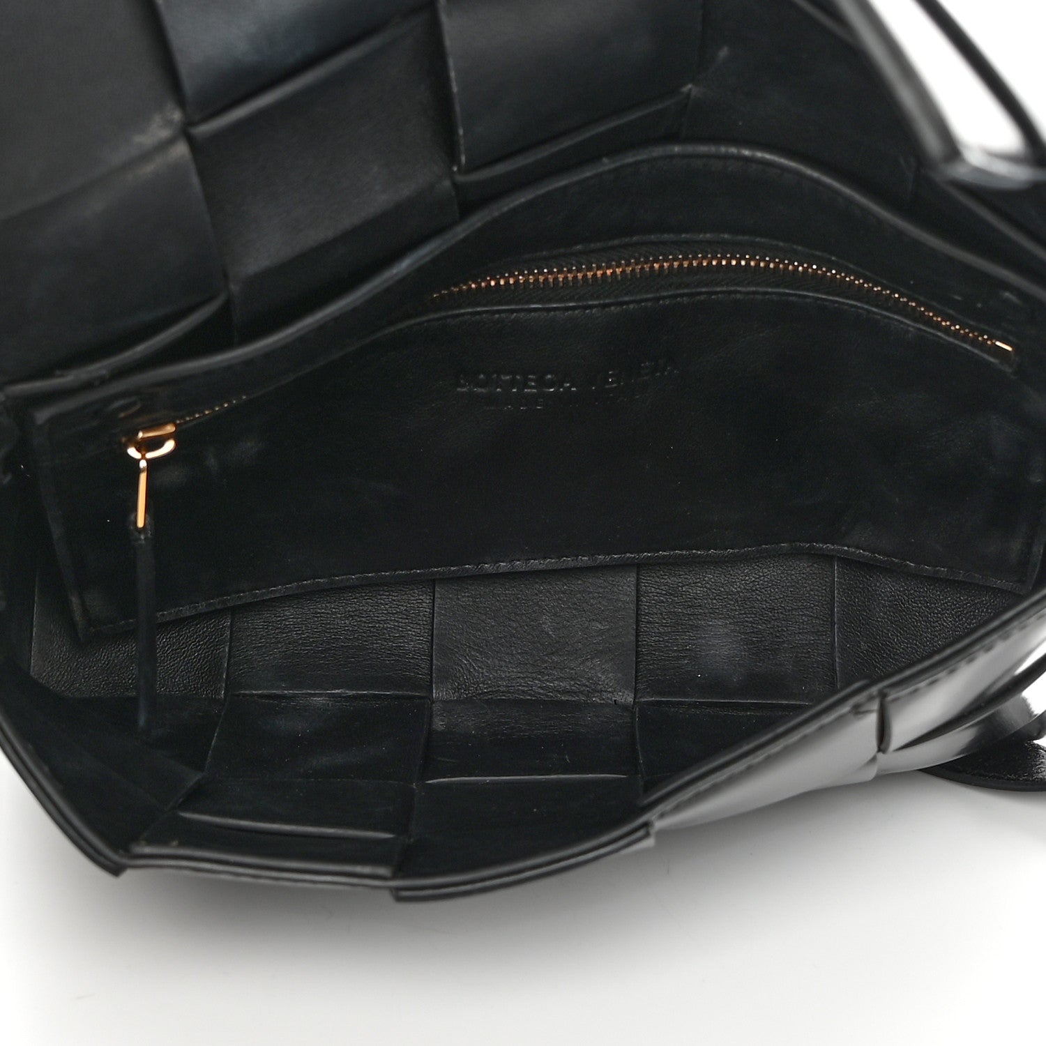 Bottega Veneta Patent Maxi Intrecciato Cassette Crossbody Bag Black 4 of 11