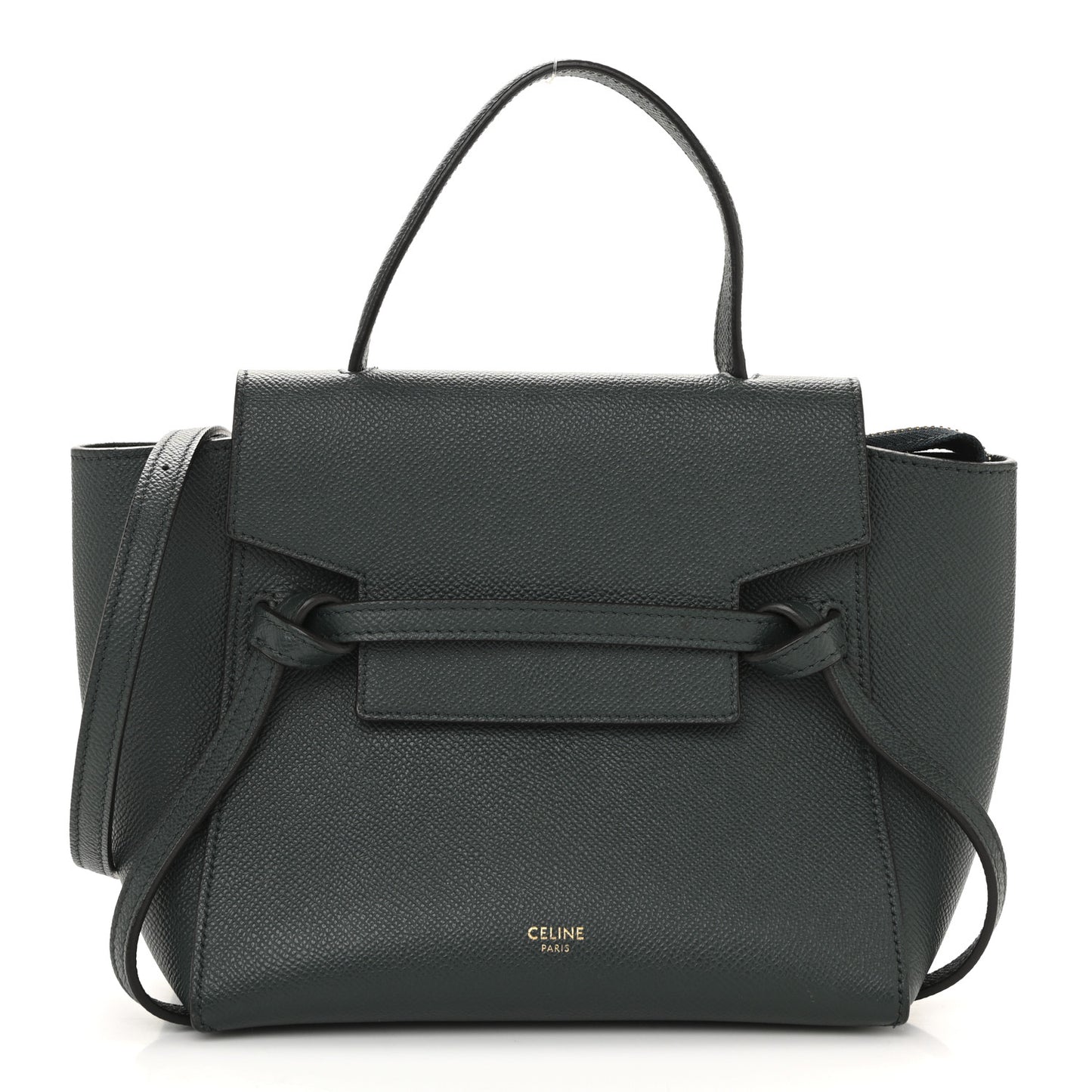Grained Calfskin Nano Belt Bag Amazone