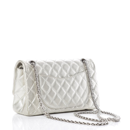 Chanel Metallic Aged Calfskin 2.55 Reissue 225 Flap Silver 4 of 11